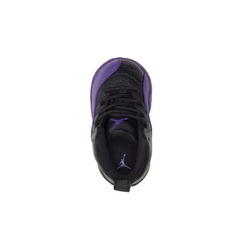 Toddlers Jordan 12 Retro Black/Field Purple (850000 057)