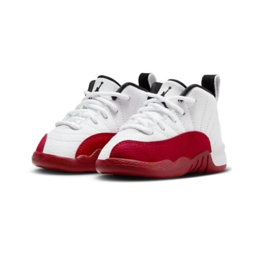 Toddlers Jordan 12 Retro Cherry White/Black-Varsity Red (850000 116)