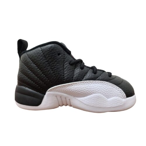 Toddlers Jordan 12 Retro Playoffs Black/Varsity Red-White (850000 006)