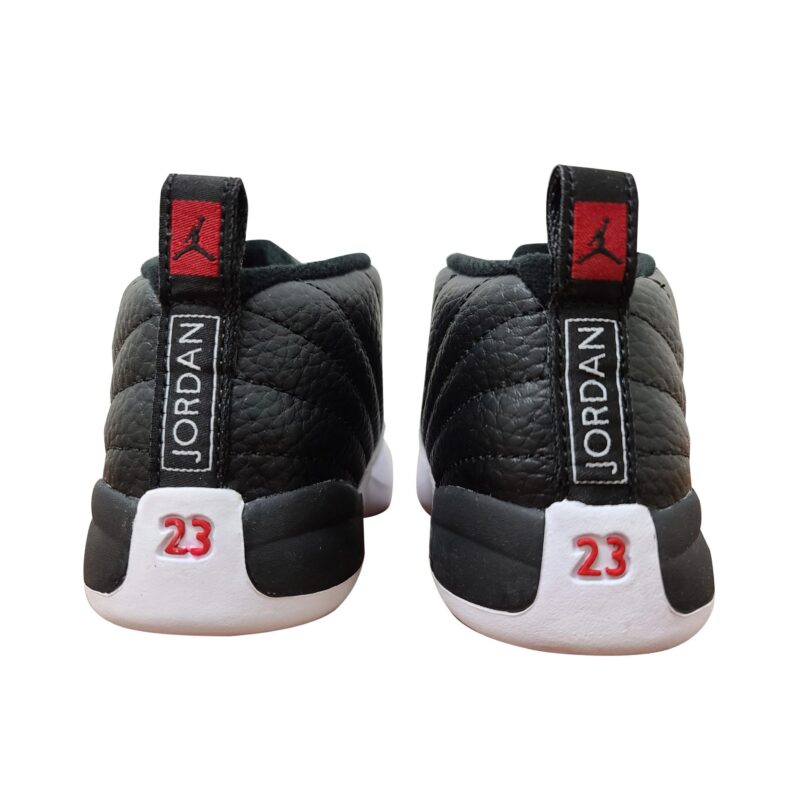 Toddlers Jordan 12 Retro Playoffs Black/Varsity Red-White (850000 006)