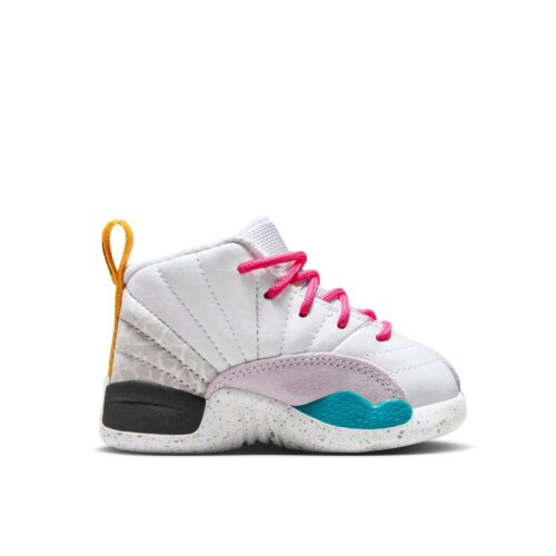 Toddlers Jordan 12 Retro White/Vapor Green-Photon Dust (850000 130)