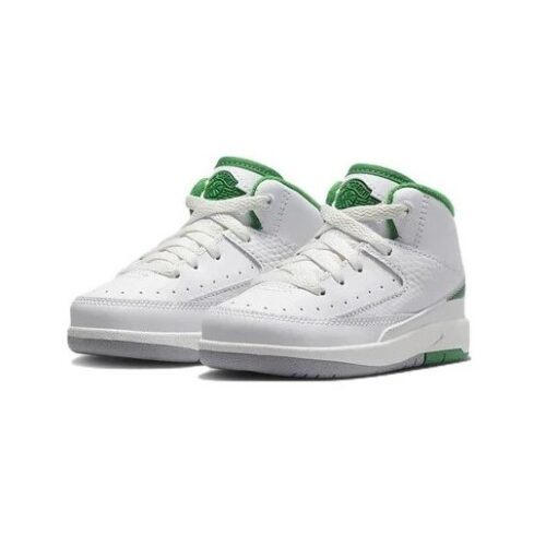 Toddlers Jordan 2 Retro White/Lucky Green-Sail (Dq8563 103)