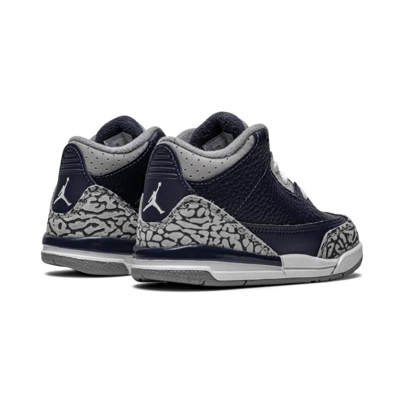 Toddlers Jordan 3 Retro Georgetown Midnight Navy/White (832033 401)