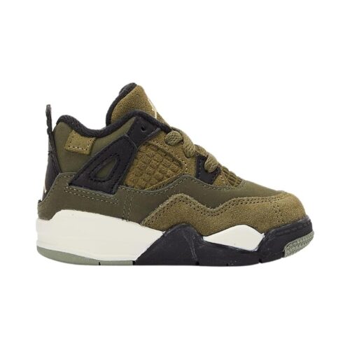 Toddlers Jordan 4 Retro Se Craft Medium Olive/Pale Vanilla (Fb9930 200)