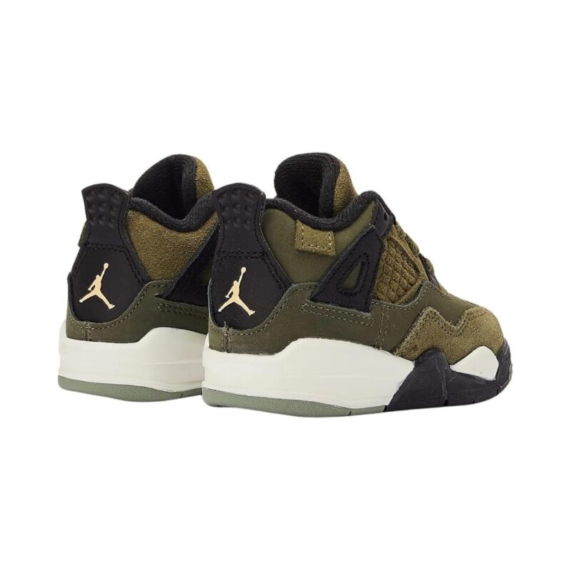 Toddlers Jordan 4 Retro Se Craft Medium Olive/Pale Vanilla (Fb9930 200)