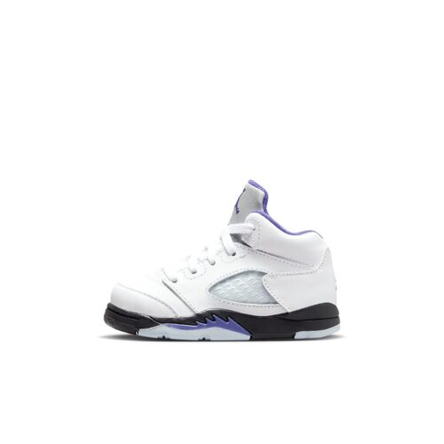 Toddlers Jordan 5 Retro Concord White/Dark Concord-Black (440890 141)