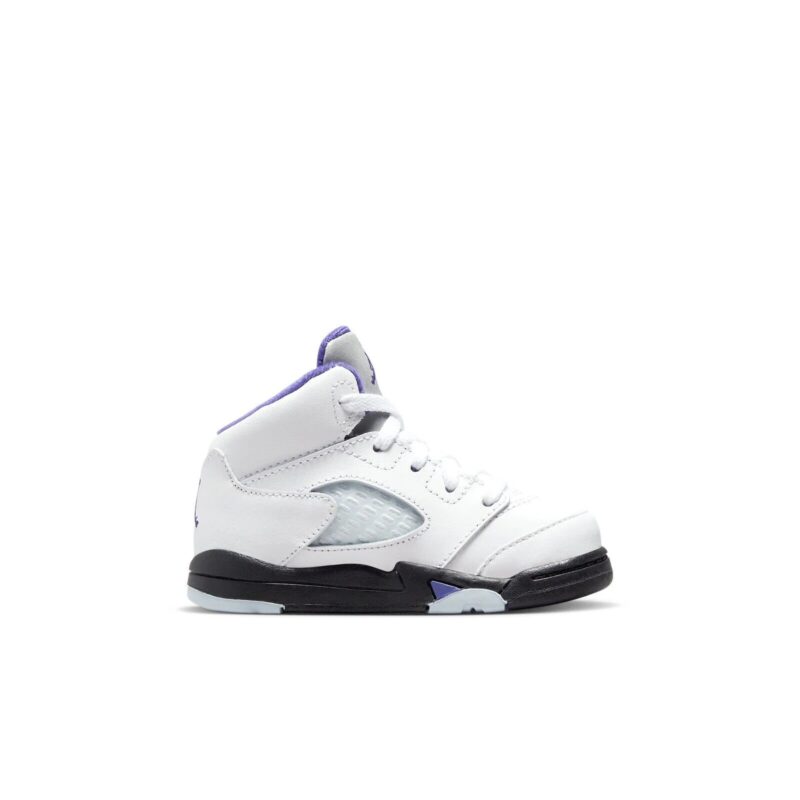 Toddlers Jordan 5 Retro Concord White/Dark Concord-Black (440890 141)