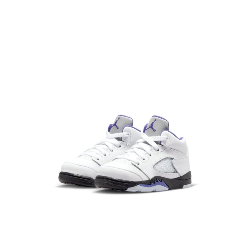 Toddlers Jordan 5 Retro Concord White/Dark Concord-Black (440890 141)