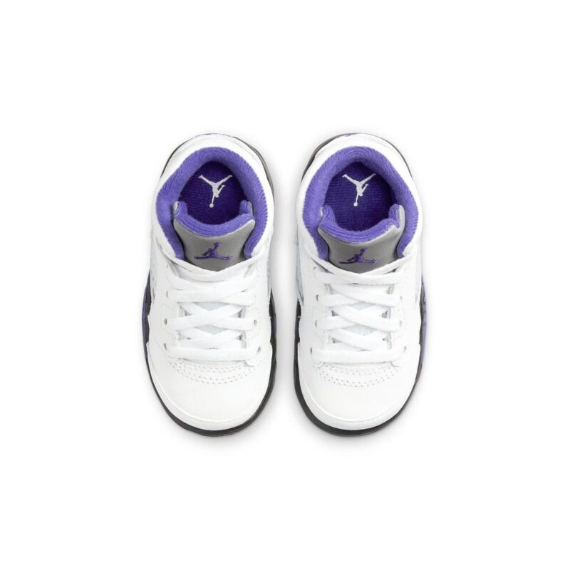 Toddlers Jordan 5 Retro Concord White/Dark Concord-Black (440890 141)