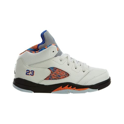 Toddlers Jordan 5 Retro Sail/Racer Blue-Cone-Black (440890 148)