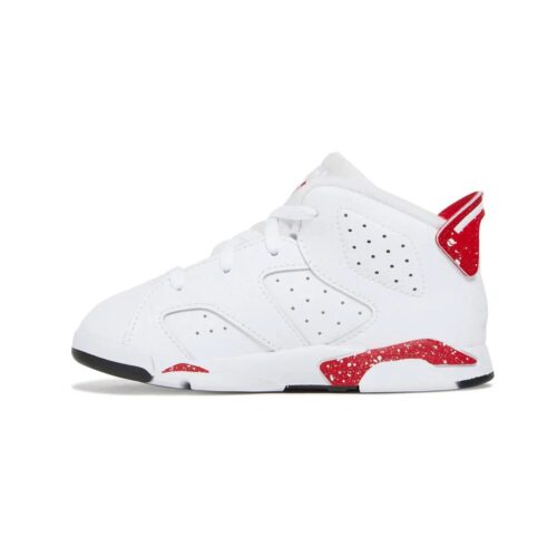 Toddlers Jordan 6 Retro Red Oreo White/University Red-Black (Dv3606 162)