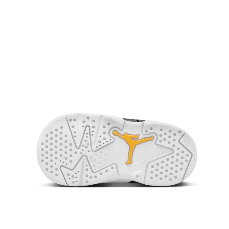 Toddlers Jordan 6 Retro White/Black-Yellow Ochre (Dv3606 170)