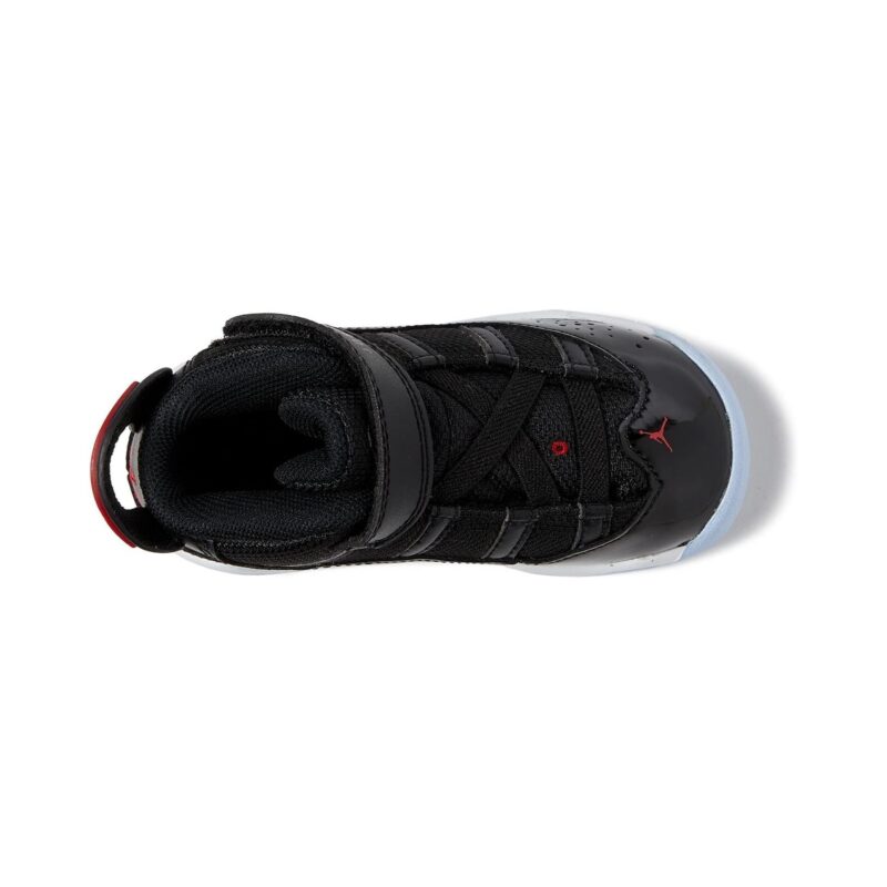 Toddlers Jordan 6 Rings Black/Gym Red-White (323420 064)