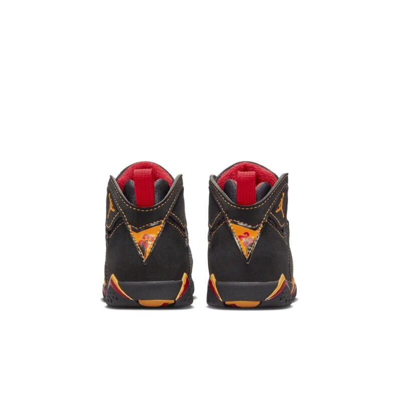 Toddlers Jordan 7 Retro Citrus Black/Citrus-Varsity Red (Dj2776 081)