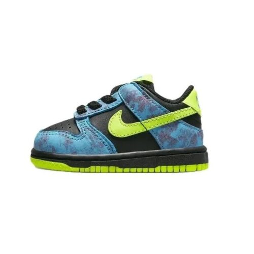 Toddlers Nike Dunk Low Se 2 Multi-Color/Volt-Black (Dv1697 900)