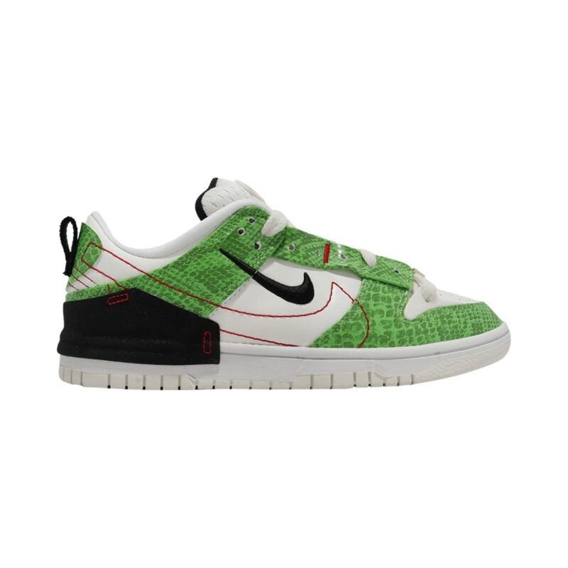 Wmns Dunk Low Disrupt 2 Green Snakeskin Dv1491-101