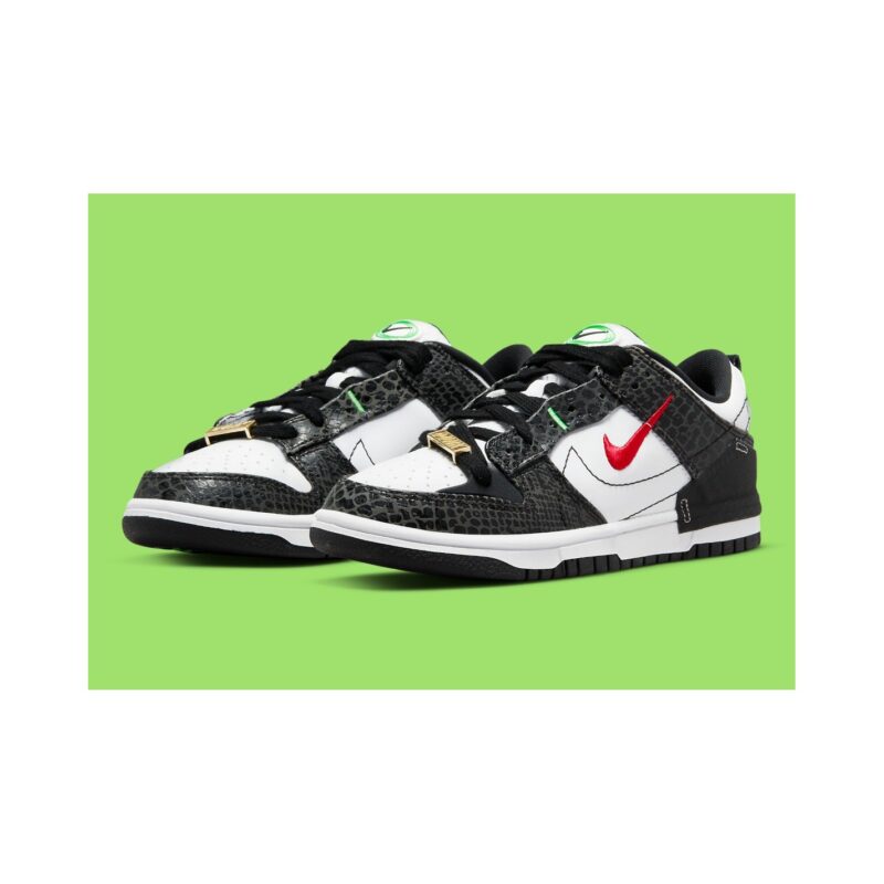 Wmns Dunk Low Disrupt 2 Just Do It Black Snakeskin Dv1490-161