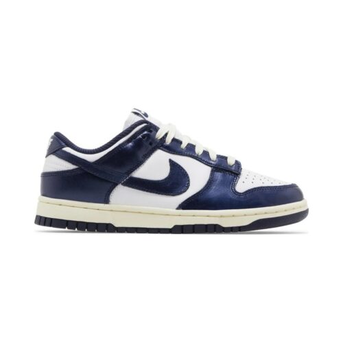 Wmns Dunk Low Premium Vintage Navy Fn7197-100