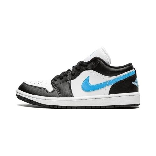 Womens Jordan 1 Low Black/University Blue-White (Dc0774 041)