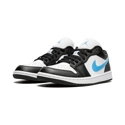 Womens Jordan 1 Low Black/University Blue-White (Dc0774 041)