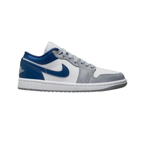 Womens Jordan 1 Low French Blue Stealth/French Blue-White (Dc0774 042)