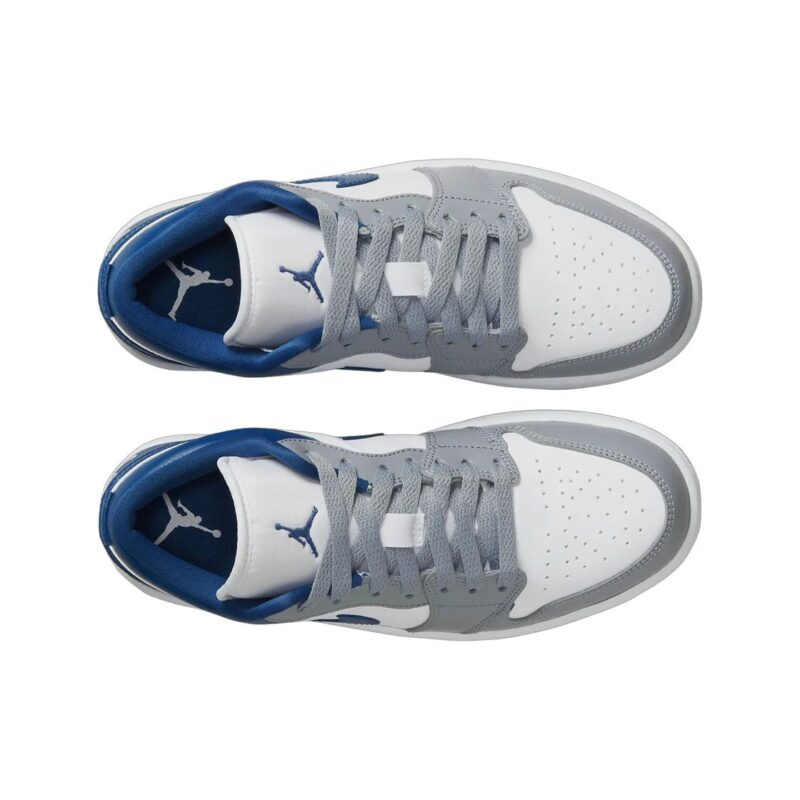 Womens Jordan 1 Low French Blue Stealth/French Blue-White (Dc0774 042)