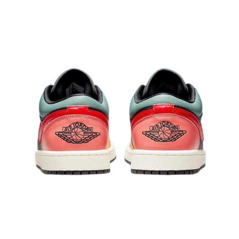 Womens Jordan 1 Low Se Black/Fire Red-Taxi (Dn3739 060)