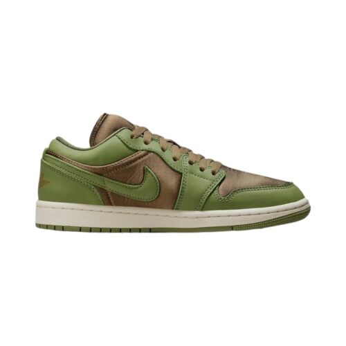 Womens Jordan 1 Low Se Brown Kelp/Sky J Lt Olive-Sail (Fb9893 300)