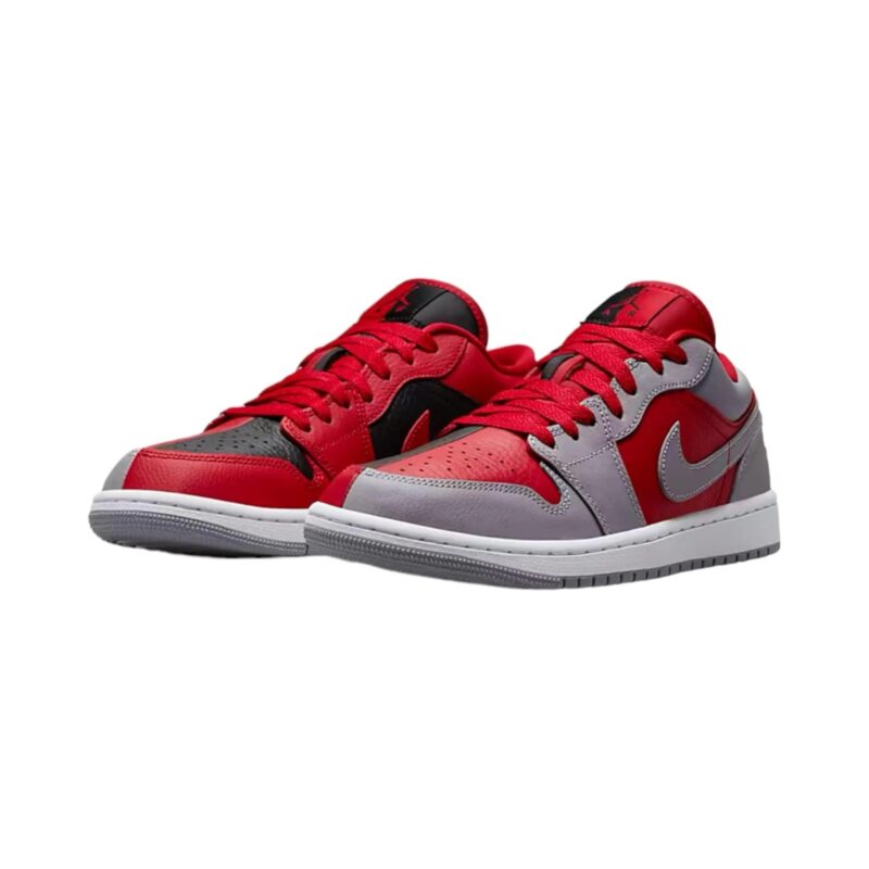 Womens Jordan 1 Low Se Gym Red/Cement Grey-Black (Dr0502 600)