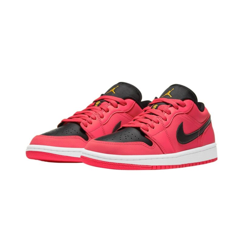 Womens Jordan 1 Low Siren Red/Black-White (Dc0774 600)