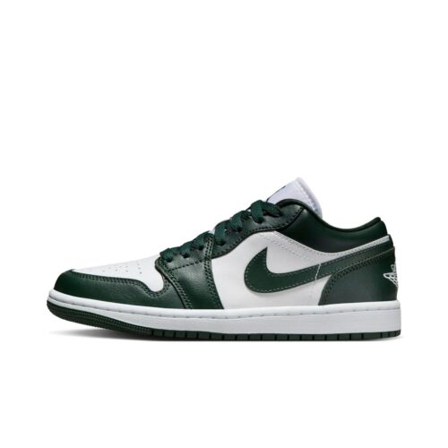 Womens Jordan 1 Low White/Galactic Jade (Dc0774 113)