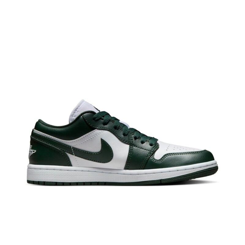 Womens Jordan 1 Low White/Galactic Jade (Dc0774 113)