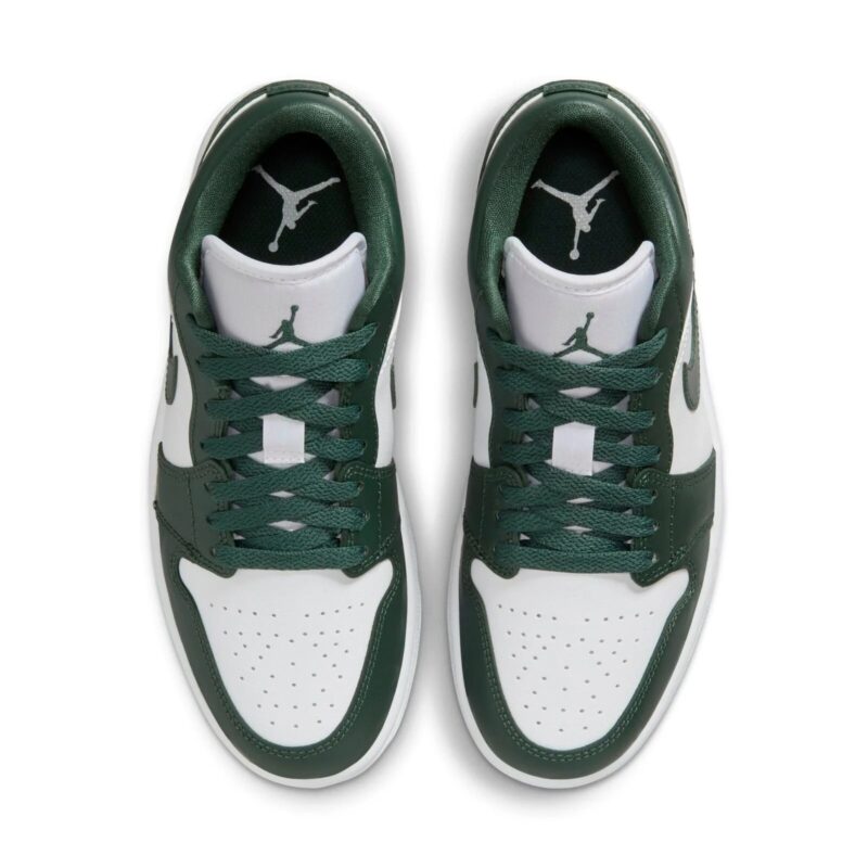 Womens Jordan 1 Low White/Galactic Jade (Dc0774 113)