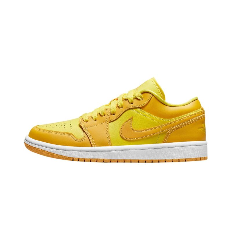 Womens Jordan 1 Low Yellow Strike/Pollen-White (Dc0774 700)