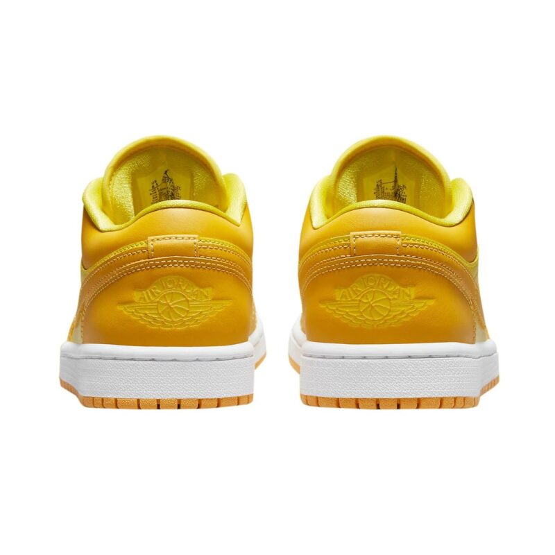 Womens Jordan 1 Low Yellow Strike/Pollen-White (Dc0774 700)