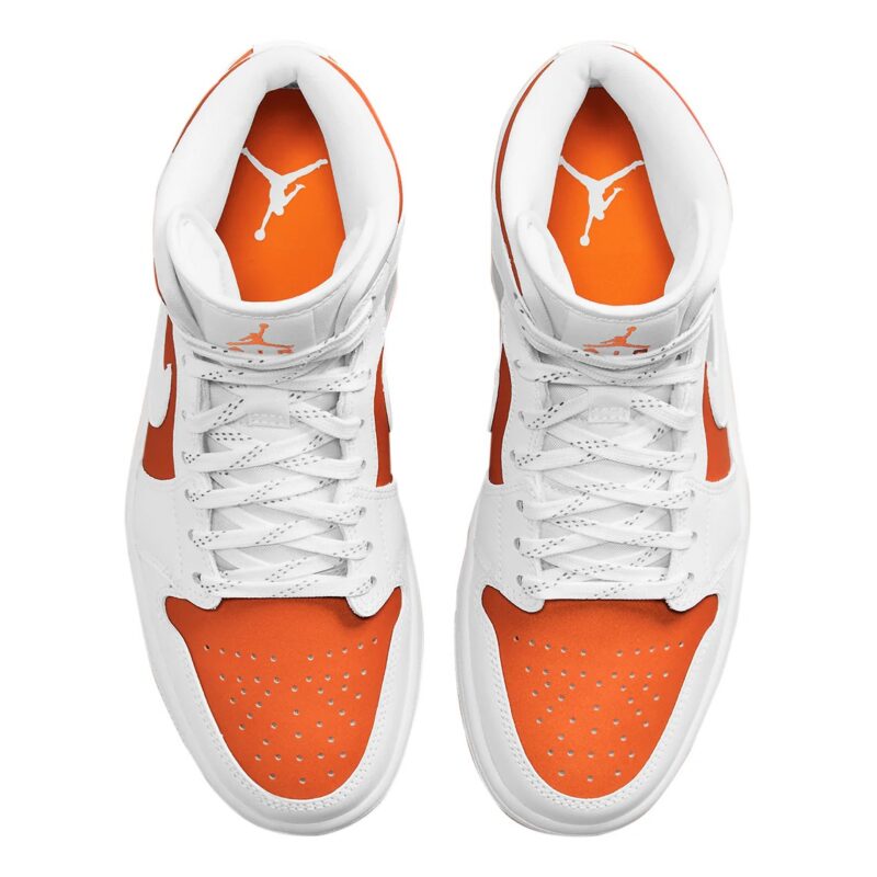 Womens Jordan 1 Mid Se Bright Citrus Bright Citrus/White (Cz0774 800)