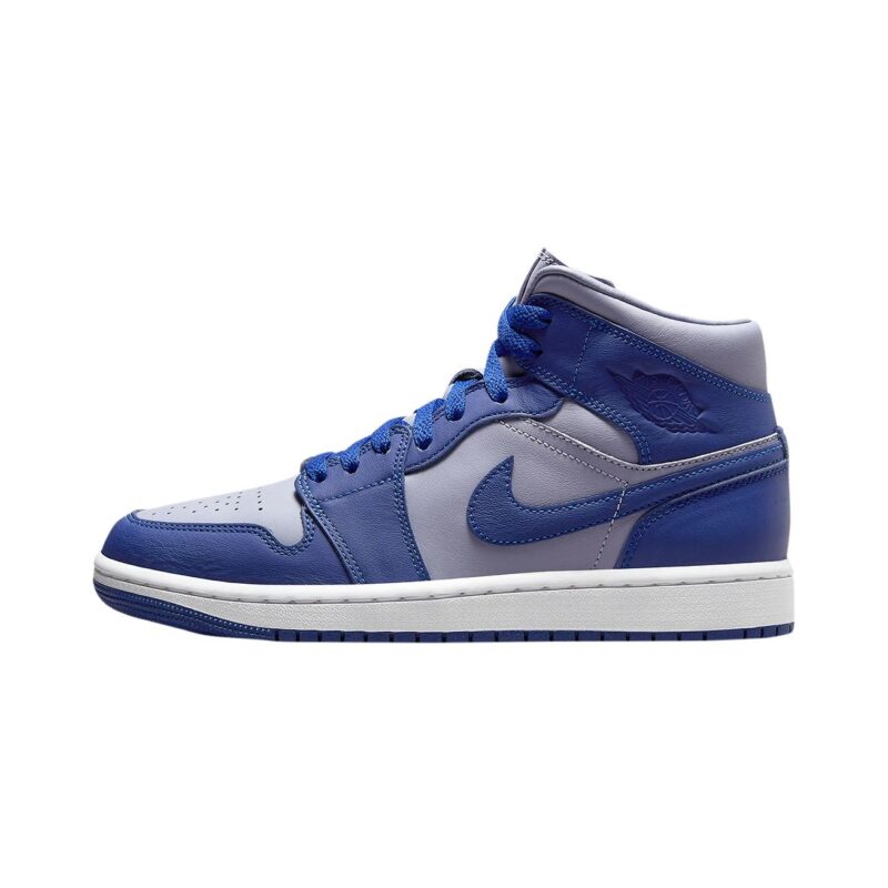 Womens Jordan 1 Mid Se Iron Purple/Deep Royal Blue (Dh7821 500)