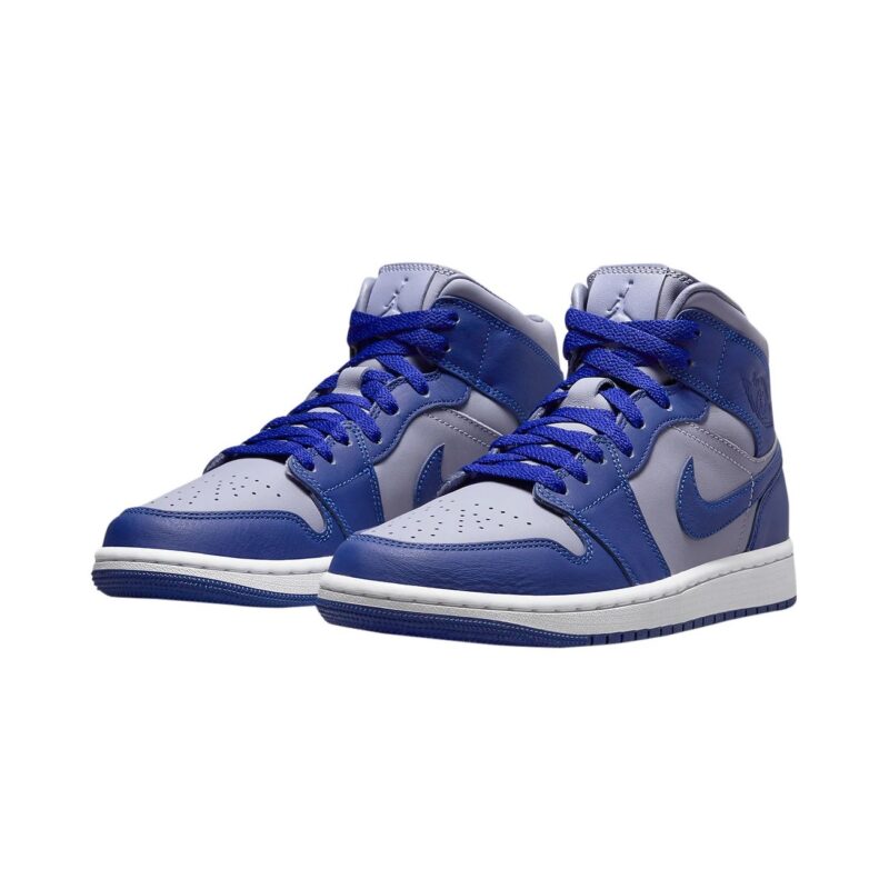 Womens Jordan 1 Mid Se Iron Purple/Deep Royal Blue (Dh7821 500)