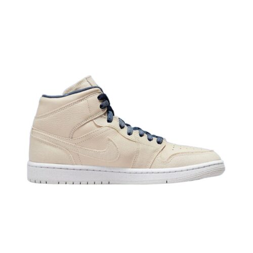 Womens Jordan 1 Mid Se Sanddrift/Sail-Midnight Navy (Dm9126 104)