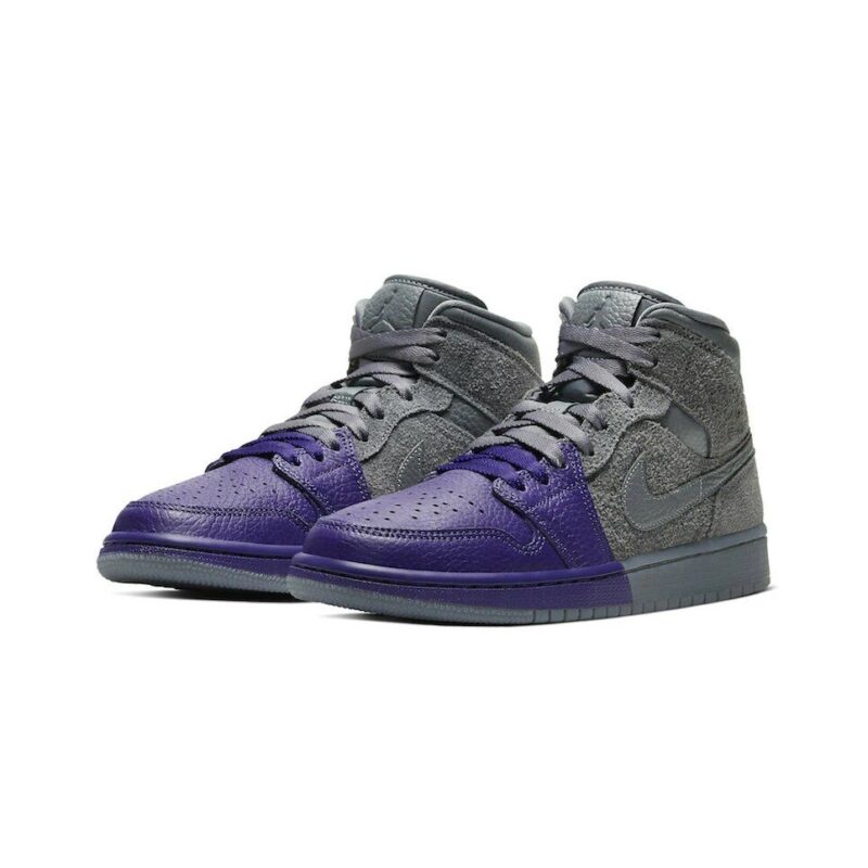 Womens Jordan 1 Mid Se Uc Sheila Rashid Cool Grey/Cool Grey (Cw5897 005)