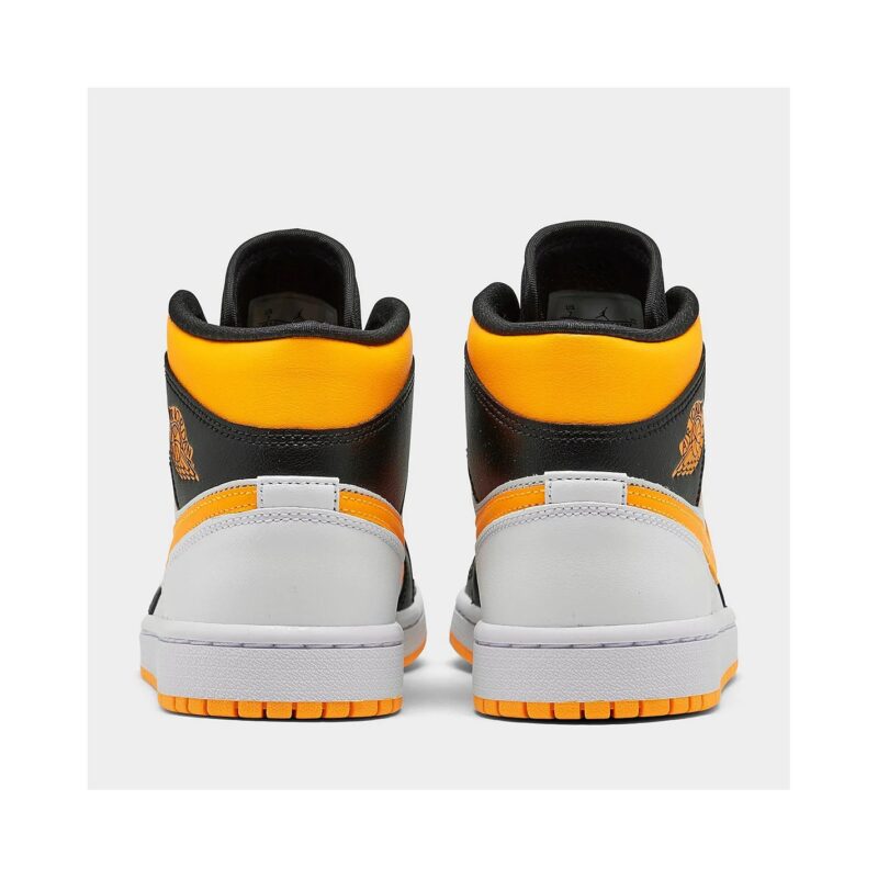 Womens Jordan 1 Mid Se White/Laser Orange-Black (Cv5276 107)