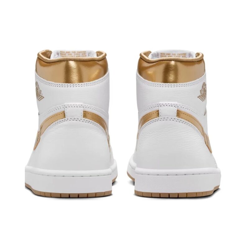 Womens Jordan 1 Retro High Og White/Metallic Gold (Fd2596 107)