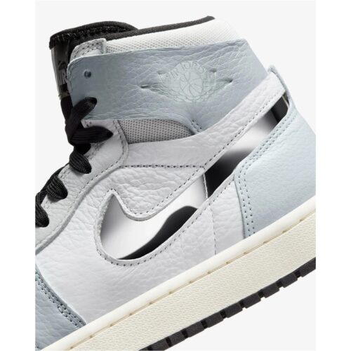 Womens Jordan 1 Zoom Air Cmft 2 Cwc White/Metallic Silver (Fj4652 100)