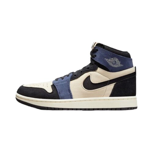 Womens Jordan 1 Zoom Air Cmft 2 Muslin/Blk-Blackened Blue (Dv1305 104)