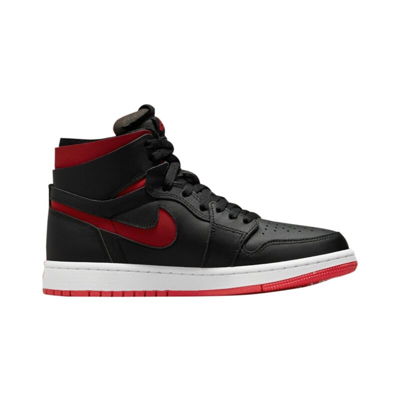 Womens Jordan 1 Zoom Air Cmft Bred Black/University Red-White (Ct0979 006)