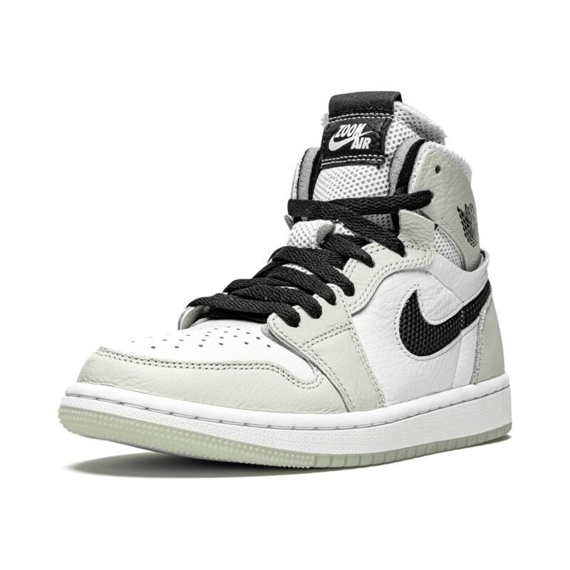 Womens Jordan 1 Zoom Air Cmft Sea Glass/Black-White (Ct0979 002)