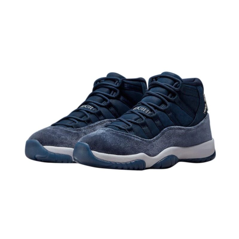 Womens Jordan 11 Retro Midnight Navy Mdnght Nvy/Mtlc Slvr (Ar0715 441)