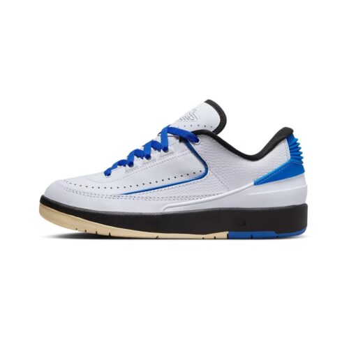 Womens Jordan 2 Retro Low White/Varsity Royal-Black (Dx4401 104)