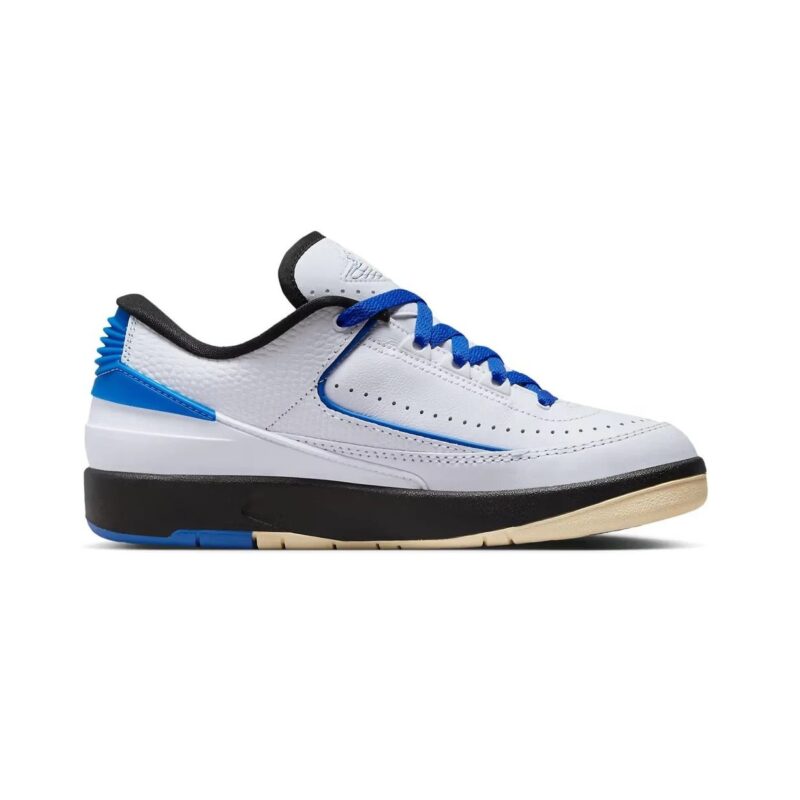 Womens Jordan 2 Retro Low White/Varsity Royal-Black (Dx4401 104)