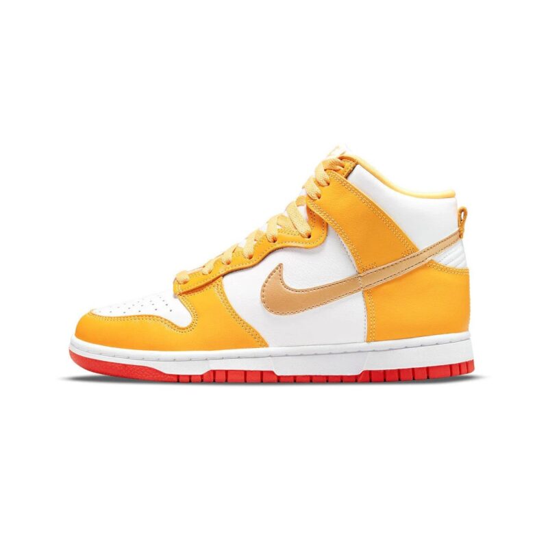 Womens Nike Dunk High University Gold/Metallic Gold (Dq4691 700)